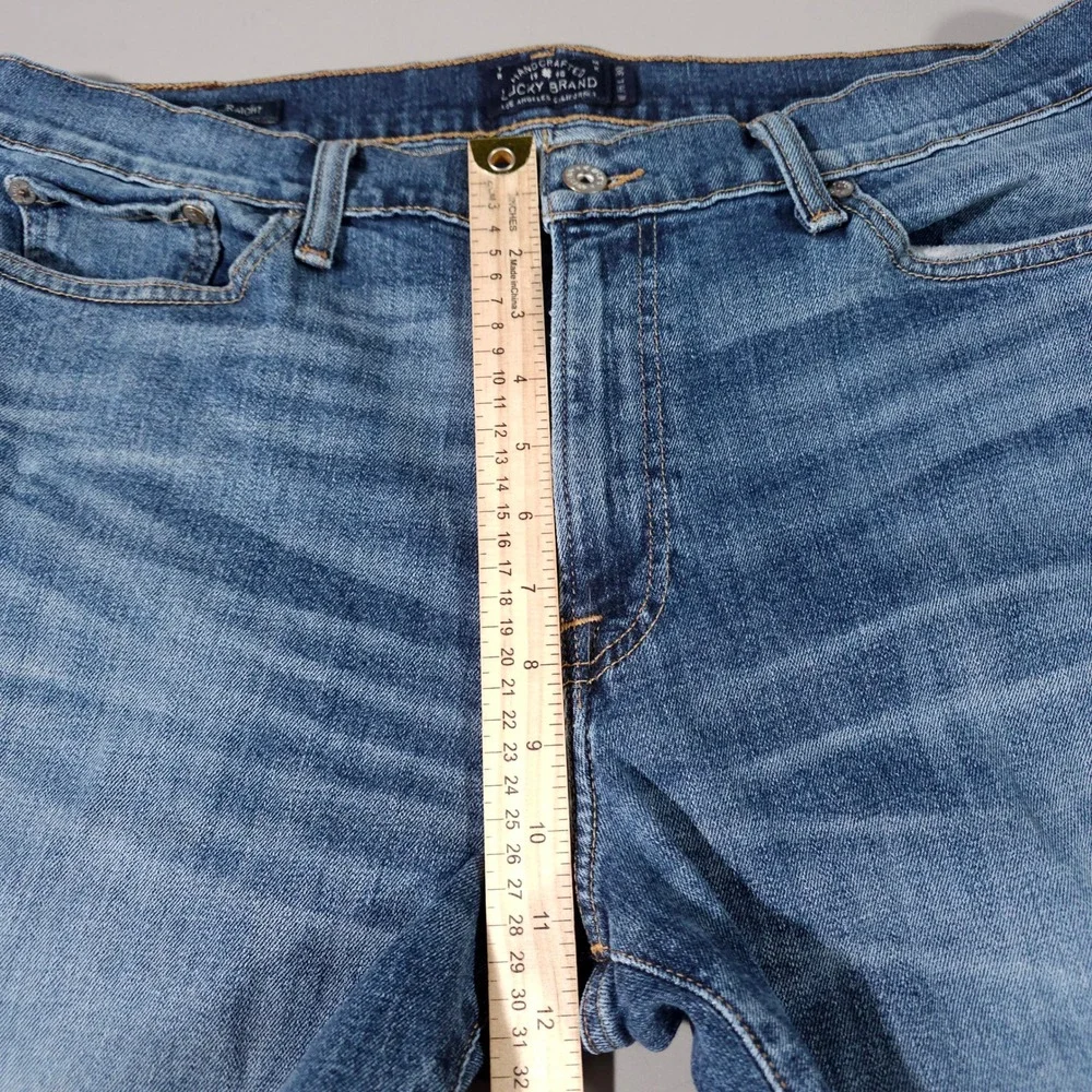 Lucky‎ Brand 363 Vintage Straight Mens 36x30 Blue Tidal Crest Jeans 7MP1970-1